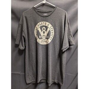 Ford Motors V8 Genuine Parts and Service Graphic T-shirt Men Size XL